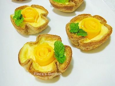 偷吃步--簡易雞蛋布丁塔