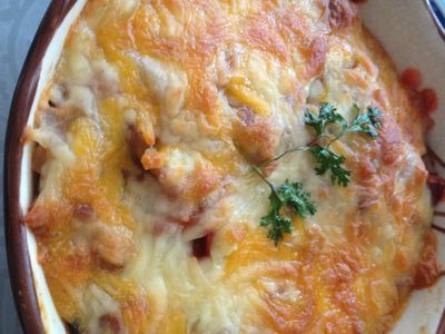 ~阿姐的菜~茄汁鯖魚焗烤飯