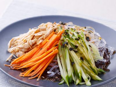 參考食譜 : 低熱量輕食》寒天涼麵