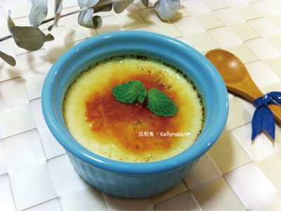 參考食譜 : 低卡點心♥焦糖豆花布丁