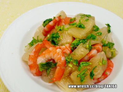 參考食譜 : 蝦仁柚子沙拉  ♥水果沙拉6♥