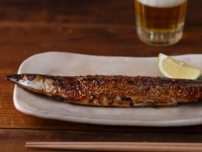 參考食譜 : 鹽烤秋刀魚(第18夜)