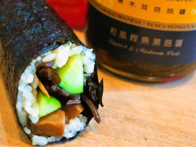 參考食譜 : 黑木耳黃瓜飯捲