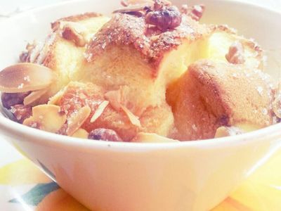 參考食譜 : 麵包布丁  Bread Pudding