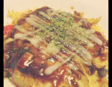 參考食譜 : 素食大阪燒