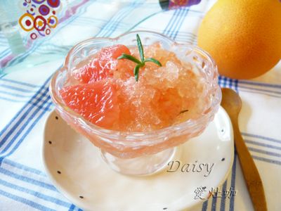 參考食譜 : 白酒香柚冰沙