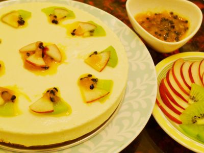 參考食譜 : 生乳酪蛋糕~免烤箱喲^^