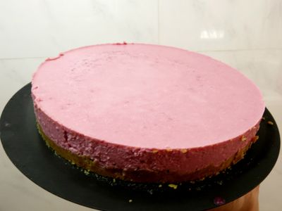 參考食譜 : 覆盆莓優格起司蛋糕