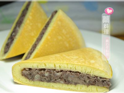 蓁料理♥紅豆麵粉煎餅