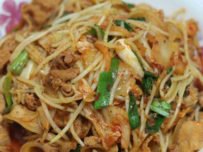 參考食譜 : 韓式泡菜炒肉片