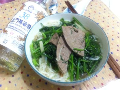 【金門高粱飄香料理】茴香豬肝麵線