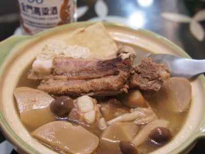 參考食譜 : 『金門高粱飄香料理』~肉骨茶