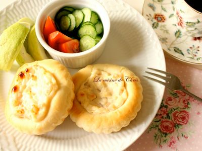 參考食譜 : 奶油乳酪蘋果麵包