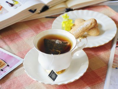 充滿高雅茶香的下午茶。伯爵茶手指餅乾