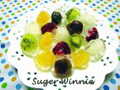 參考食譜 : 低卡-鑽石繽紛果凍球