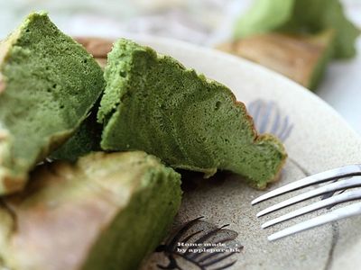 參考食譜 : 純味抹茶蛋糕