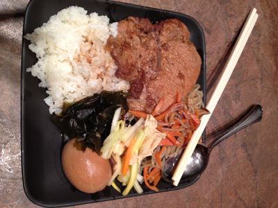 參考食譜 : 排骨便當