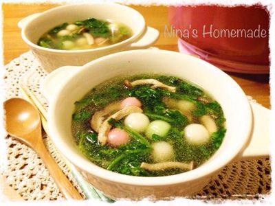 參考食譜 : 【妮小娜隨性煮】客家鹹湯圓