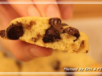 參考食譜 : 巧克力碎片軟餅乾