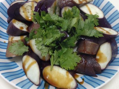 超簡易電鍋蒸紫茄