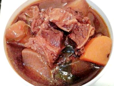 燜燒鍋煮番茄牛肉湯