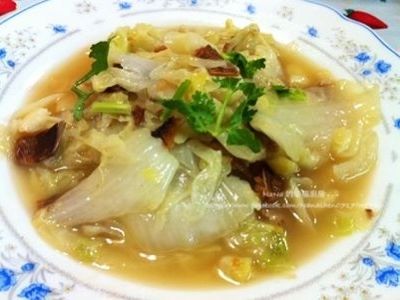 參考食譜 : 【扁魚燜大白菜】