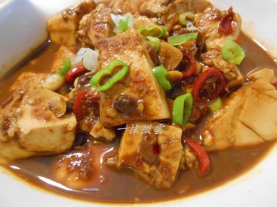 參考食譜 : 豆瓣醬燒豆腐
