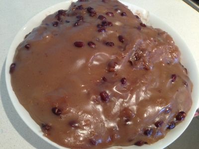 參考食譜 : 電鍋紅豆年糕