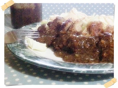 參考食譜 : 嫩烤豬排佐自製黑胡椒醬