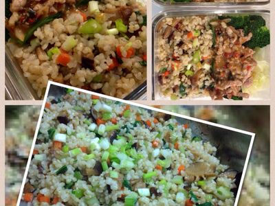 參考食譜 : 菲比廚房 便當1好 香菇湯匙菜飯
