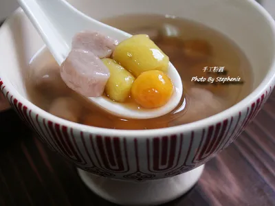 參考食譜 : 手作Q軟芋圓地瓜圓