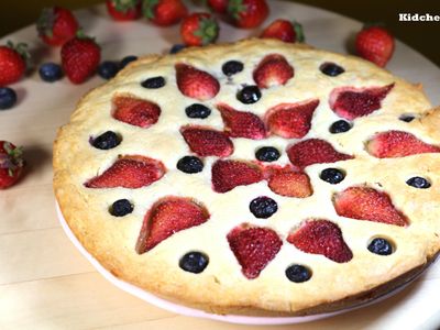 參考食譜 : 清新版花開富貴年菜：草莓蛋糕