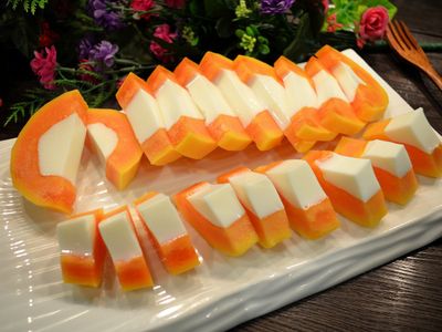 參考食譜 : 木瓜牛奶凍