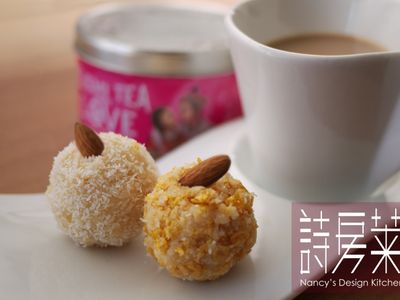 參考食譜 : 印度甜點 椰子球 Coconut Ladoo