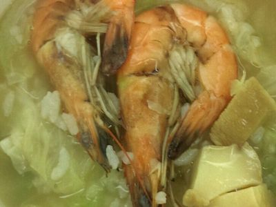 參考食譜 : 鮮蝦鮑魚粥
