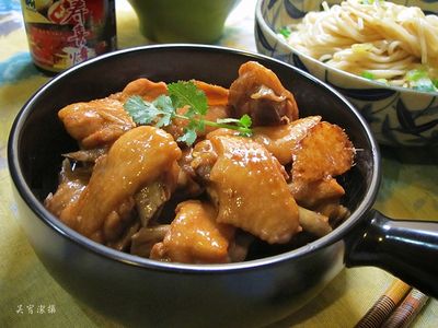 參考食譜 : 薑燒雞翅