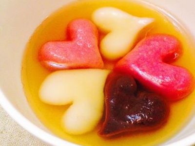 參考食譜 : 愛心造型湯圓【富發行創意料理】