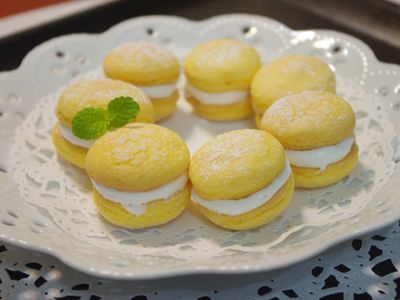 參考食譜 : 台版馬卡龍(牛粒.手指餅乾)