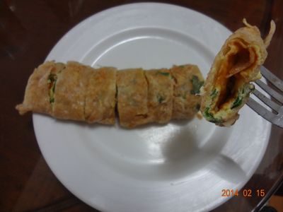 參考食譜 : 自製蛋餅(免擀皮)