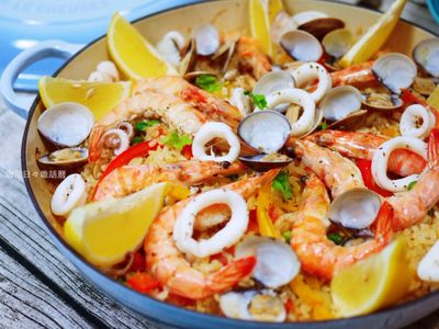 參考食譜 : 西班牙海鮮飯 Paella