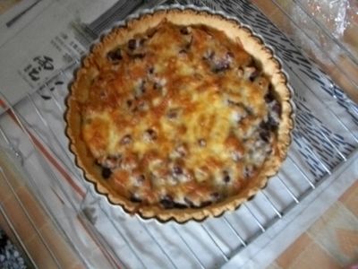 香蕉紅豆起司派