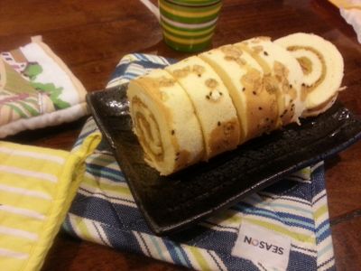 健康養生魚鬆地瓜蛋糕捲