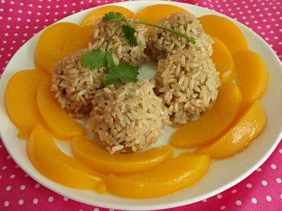 參考食譜 : 糙米丸子