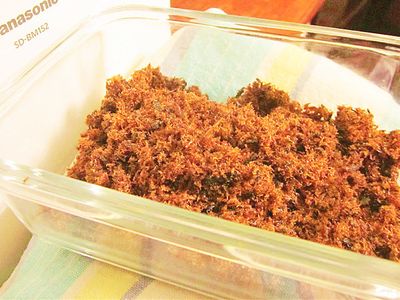 參考食譜 : 自製純魚鬆-用製麵包機