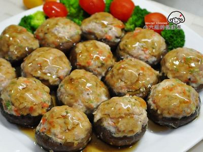 參考食譜 : 香菇鑲肉
