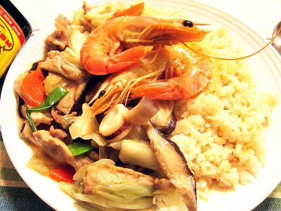 參考食譜 : 三鮮燴飯