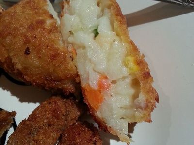 參考食譜 : 起司蔬菜可樂餅