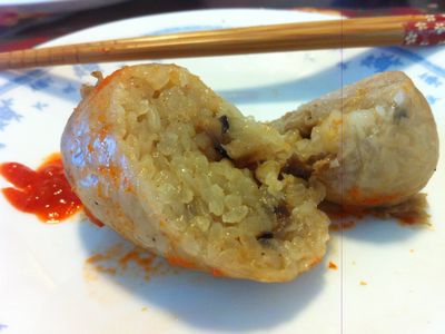 參考食譜 : 糯米腸