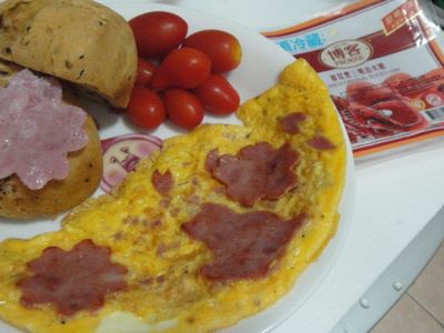 花見火腿早午餐(博客原味切片火腿)