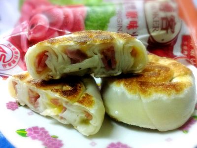 參考食譜 : 火腿起司捲餅[博客]慕尼黑原味火腿